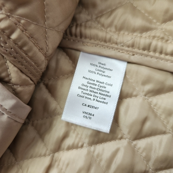 Talbots Petite Quilted Zip Vest - Picture 6 of 7